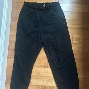 size small black tna mega sweatpants
